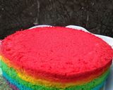 Foto langkah ke 5 dari resep Rainbow cake.