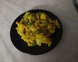 आलू मटर की सब्जी (aloo matar ki sabzi recipe in Hindi) रेसिपी चरण 3 फोटो