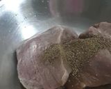 A picture of step 1 of Beef Steak.