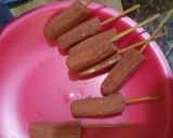 A picture of step 5 of Hot Dog waffles.