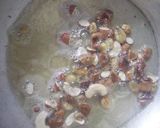 A picture of step 1 of Kashmiri Pulao.