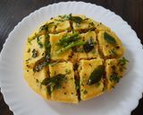 A picture of step 12 of Instant Dhokla.