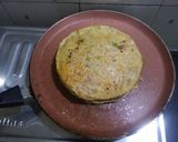 A picture of step 6 of Bombay chapati sandwich.