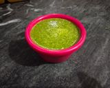 A picture of step 3 of Green coriander mint chutney.