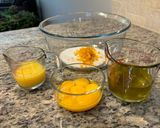 A picture of step 3 of Cranberry Orange Olive Oil Cake.