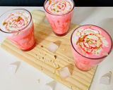 A picture of step 3 of Roohafza Lassi.