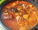 A picture of step 4 of Traditional Andalusian Cocido.