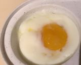 A picture of step 3 of California Farm Eggs Benedict, microwave.