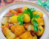 Hình bước làm 5 của món Thịt kho trứng cút và đậu hủ
