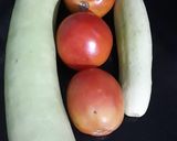 A picture of step 1 of 🍅🥒Mixed vegetable soup🥒🍅.