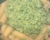 A picture of step 3 of Creamy spinach and feta sauce pasta in 15 minutes!.