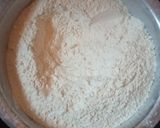 A picture of step 2 of Pumpkin Chapati's.