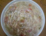 A picture of step 7 of Chicken corn soup.