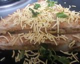 A picture of step 3 of Chaat Sandwich.