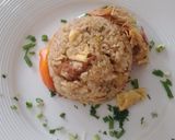 Une image de l'étape 7 de Riz cantonais aux crevettes.