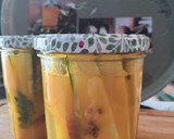 Une image de l'étape 5 de Pickels de courgette au curcuma.