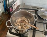 A picture of step 1 of Tuscan Soup.