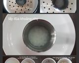 Hình bước làm 1 của món Cháo chuối trứng gà dầu olive