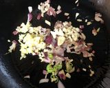 A picture of step 1 of Lemony Cucumber Tofu Soup.