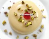 A picture of step 3 of Cream caramel🍮.