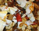 Foto del paso 4 de la receta: Tarta integral verduras/pollo/mozzarella