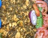 A picture of step 5 of Palak qeema 😋پالک قیمہ 💕.