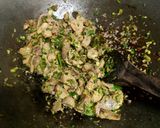Foto langkah ke 4 dari resep Tumis Ati Ampela Tahu cabe ijo.