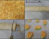 Foto del paso 3 de la receta Remolinos de hojaldre con manzana y canela
