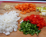 Foto del paso 3 de la receta: Carne con champiñones y verduras, al vino y soja