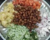 A picture of step 3 of Dry Bhel.