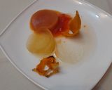 Foto del paso 4 de la receta: Gelificaciones como postre con piel de mango y miel
