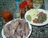 Foto del paso 1 de la receta: Calamares con habas