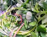 A picture of step 4 of Achari Methi kadu.