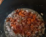 Zöldséges zöldborsós pulykagulyás recept fázis 2 fotója