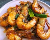 Foto langkah ke 4 dari resep Udang goreng Mentega.