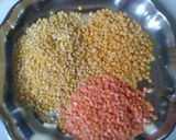 A picture of step 1 of Mix Dal Sambhar.