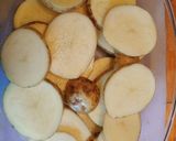 Foto del paso 6 de la receta: Filet Hope gratinado en cheddar, con papas suaves a la menta
