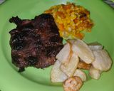 Foto langkah ke 6 dari resep Steak Sapi Lada Hitam.