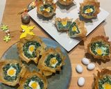 Foto del passaggio 4 della ricetta Mini “pasqualine” di pasta fillo