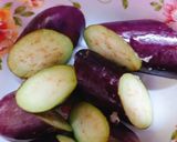 Hình bước làm 2 của món Cà tím kẹp chả cá