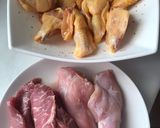 Foto del paso 1 de la receta: Paella valenciana de carne, albóndigas y verdura variada