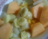 A picture of step 1 of Mixed fruits smoothie 🥛.