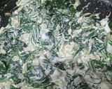 Foto del paso 3 de la receta: Omelette relleno de espinaca
