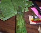 Foto langkah ke 7 dari resep Lemper Ayam Bunga Telang.