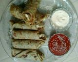 A picture of step 4 of Chicken Bihari paratha rolls😋🌯.
