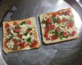 A picture of step 3 of Vegetable Cheese Toast.