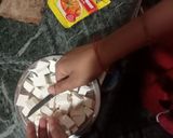 A picture of step 1 of Khoya paneer with cashew.