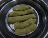 A picture of step 5 of Muthiya (from bottle gourd).
