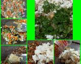 A picture of step 2 of Chinese indian style veg grilled sandwich.