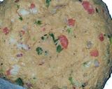A picture of step 2 of Vegetables loaded Paratha.